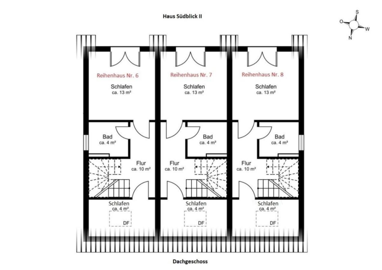 Haus Suedblick Ii, Nr 8 Villa Werdum Bagian luar foto